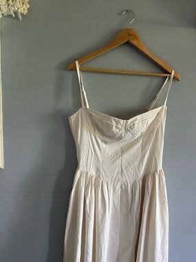Amazon Women's Midi Dress in Light Cream